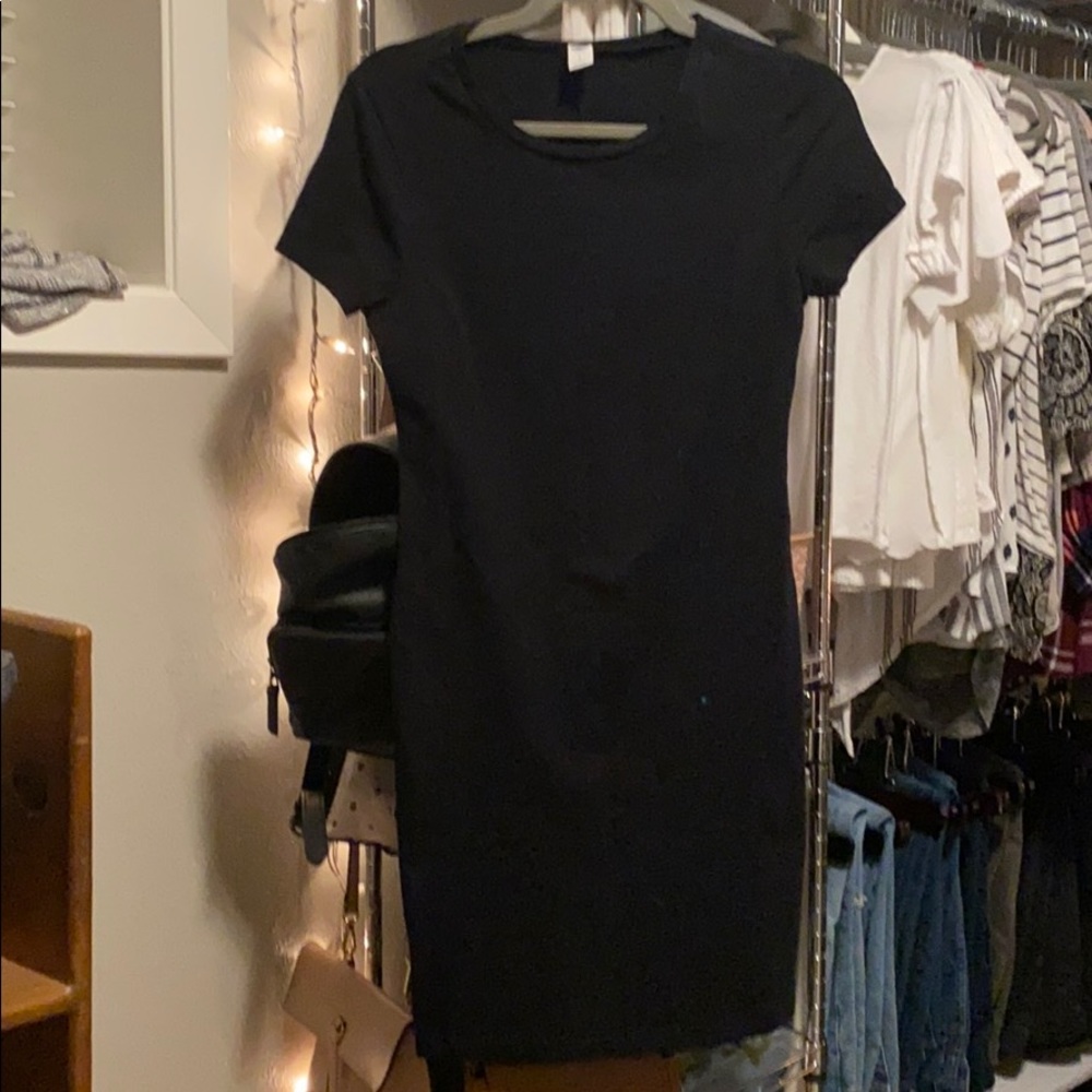 Black Bodycon Tshirt Dress